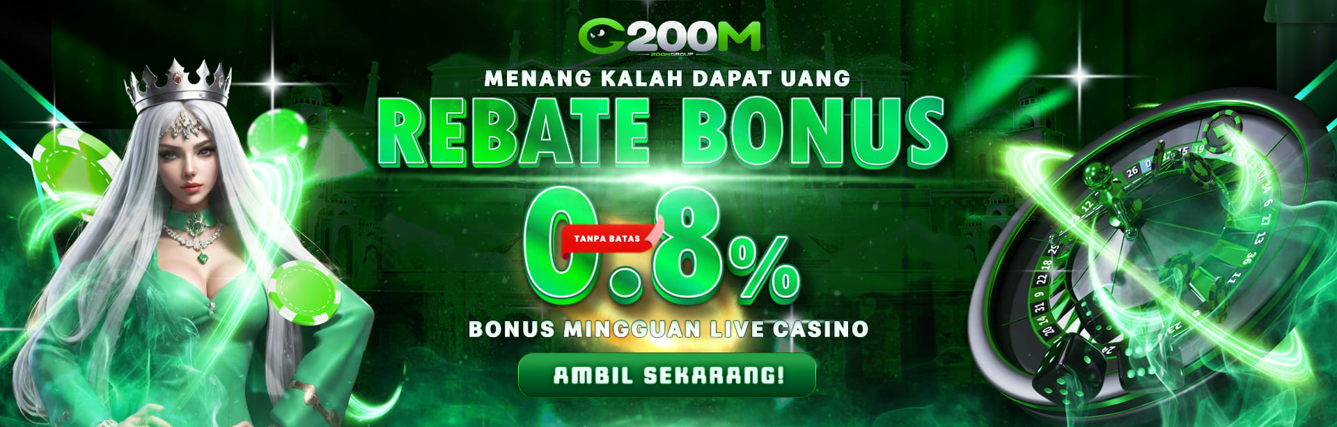 BONUS ROLLINGAN 0.8% (CASINO)