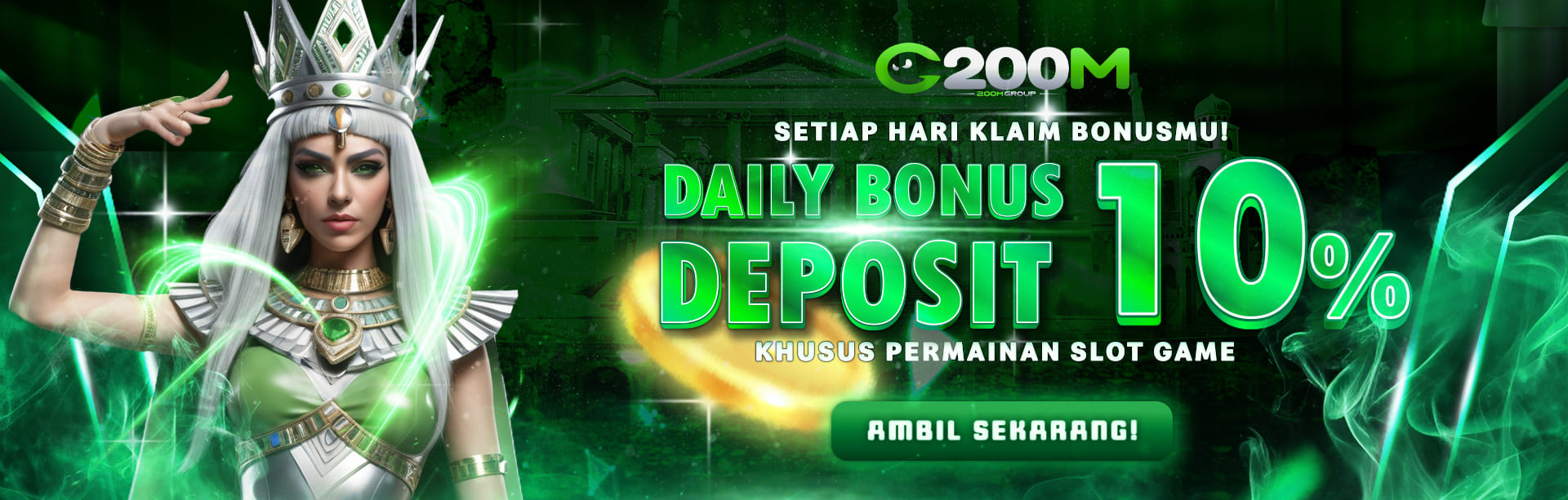 BONUS HARIAN 10% (SLOT)