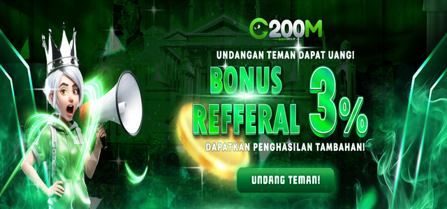 BONUS REFERRAL 3%