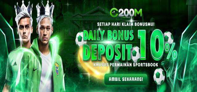 BONUS HARIAN 10% (SPORTBOOK)