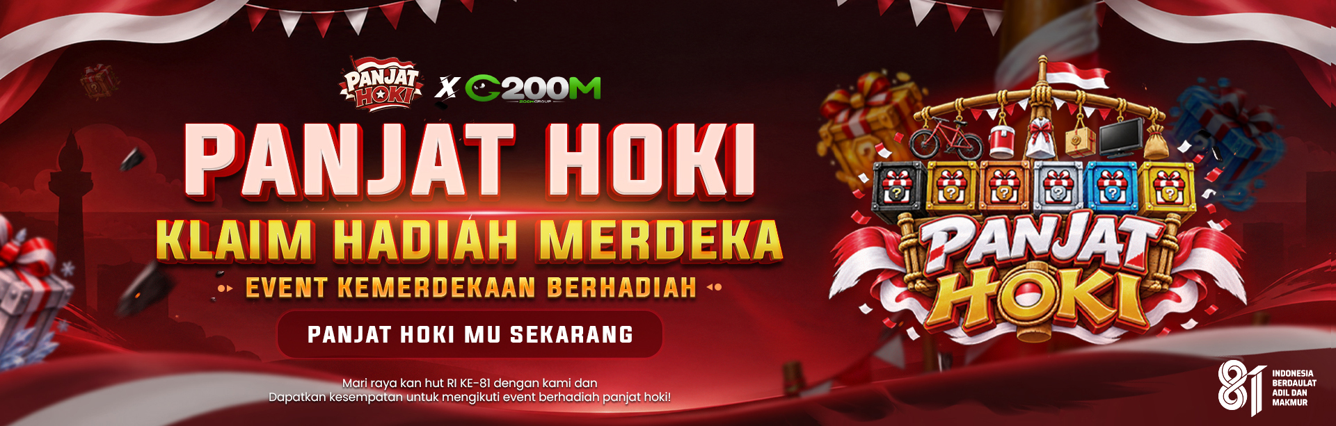 PANJAT HOKI KEMERDEKAAN X C200M
